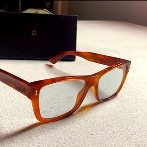 CLEAR GUCCI SUNGLASSES